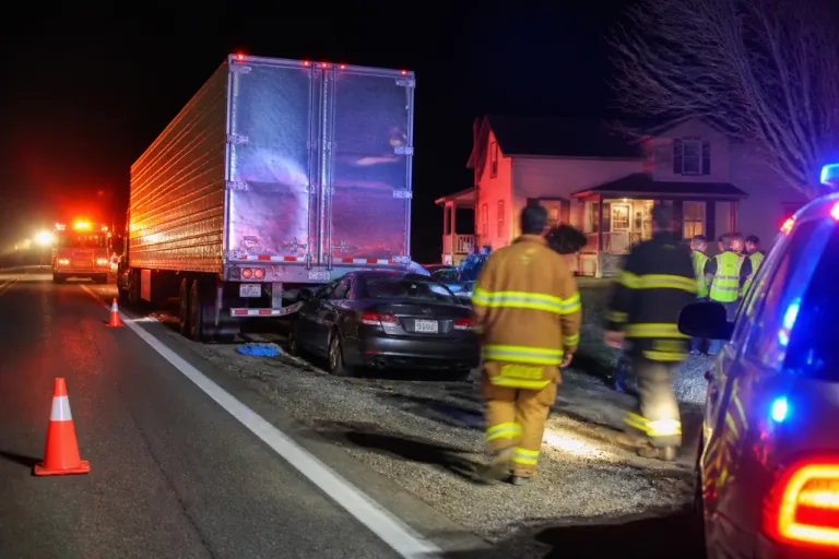 Woman killed after driving beneath semitruck while it backed into residence on Hwy. 87