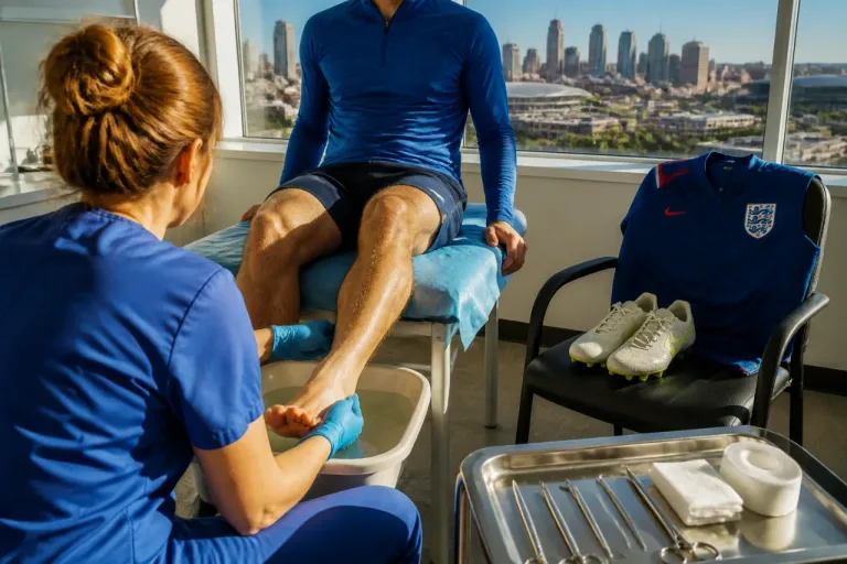Kansas City podiatrist joins England’s World Cup medical team as Three Lions prepare for quarterfinal