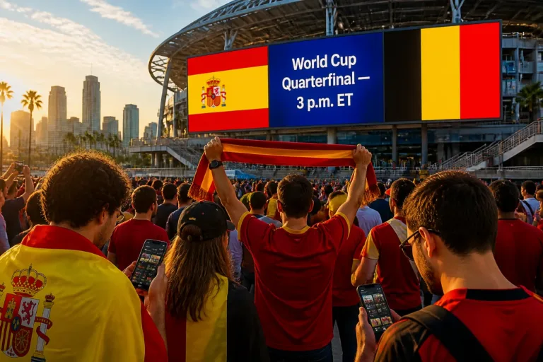 Spain and Belgium meet in 2026 World Cup quarterfinal — how to watch in the U.S.