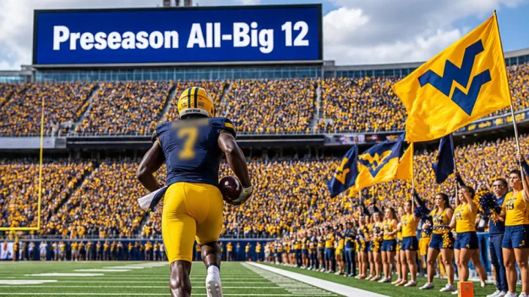 WVU’s Cam Cook named to Preseason All-Big 12 Team after FBS-leading 2025 season