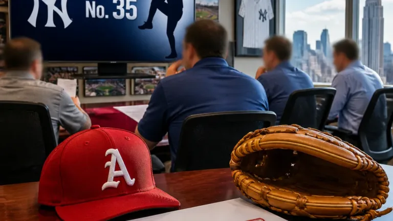 Yankees take Arkansas lefty Hunter Dietz at No. 35, adding power arm to farm system