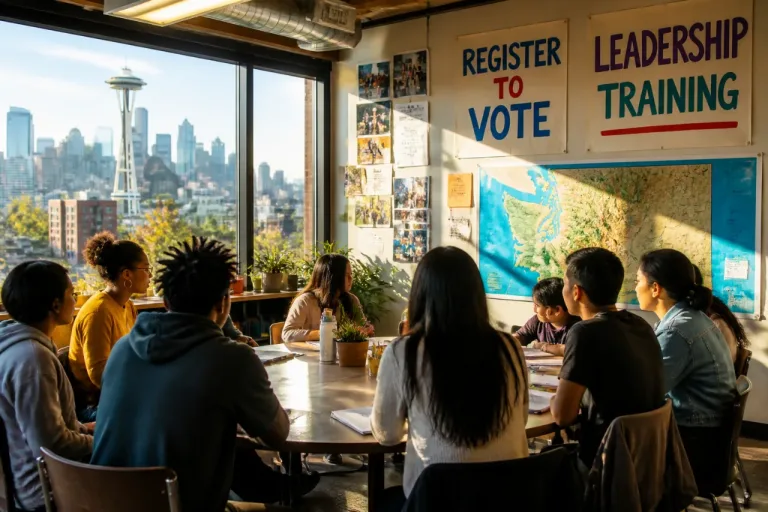 Youth-led Washington Bus aims to deepen civic participation amid robust nonprofit sector